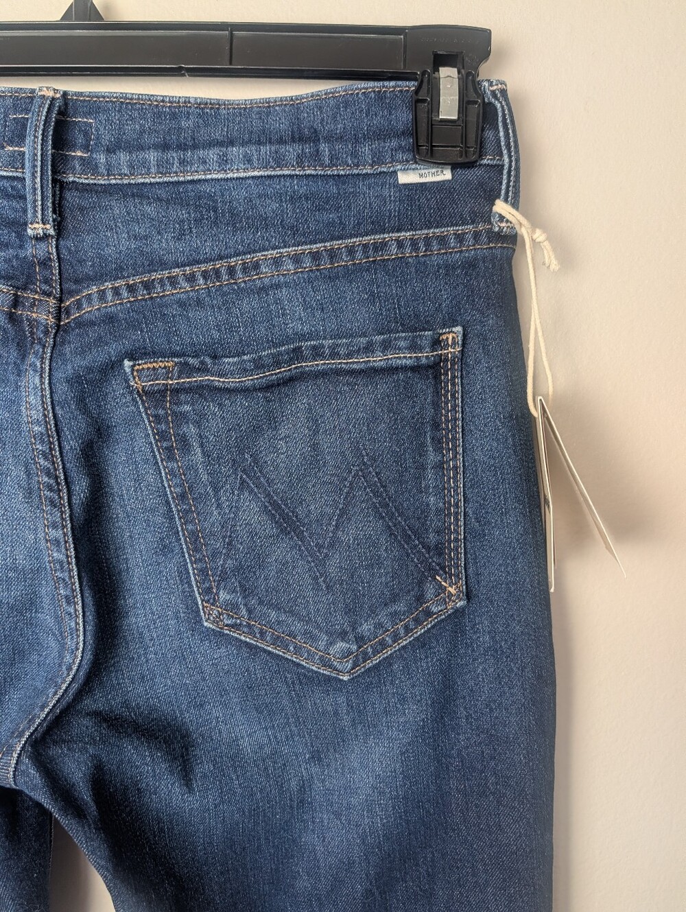 MOTHER The Rascal Skimp In Shine On NWT $248 Mid Rise Straight Leg - Picture 8 of 16